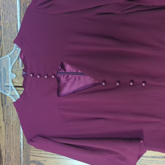 Modcloth x Collectif Women's Dress Quiet Luxury Christmas Holiday Midi Large - Picture 2 of 7